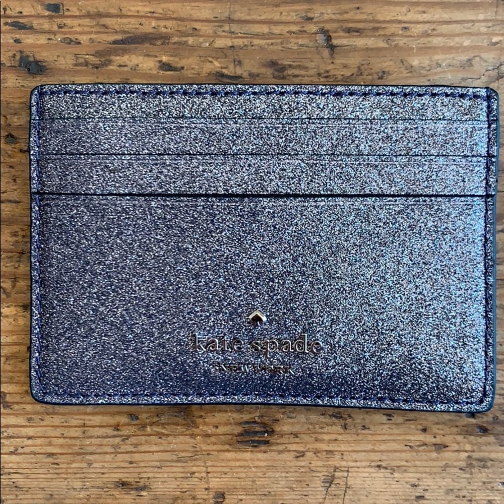 Kate Spade Glitter Card Holder